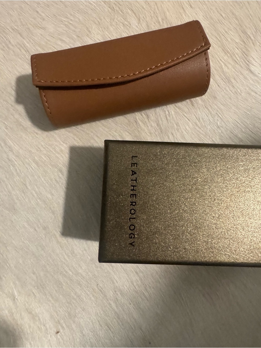Leatherology lipstick case - new